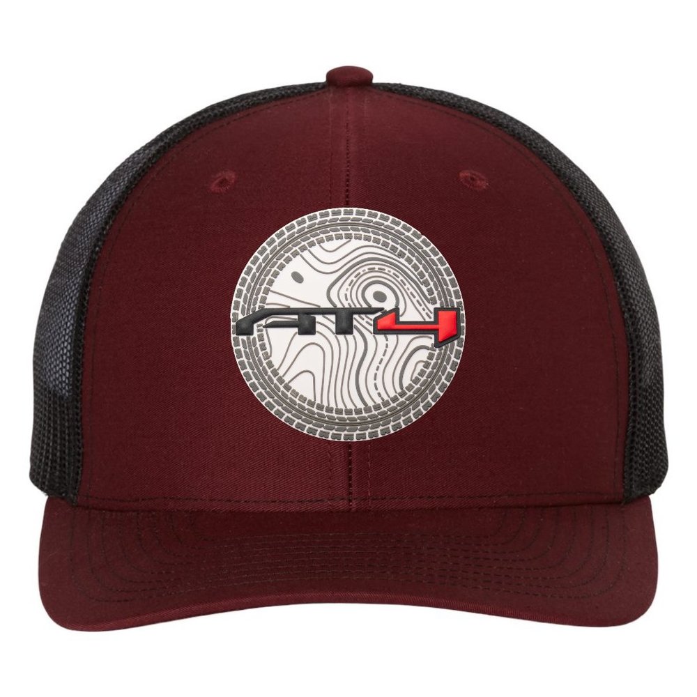 AT4 3D Snapback Trucker Hat- Cardinal/ Black